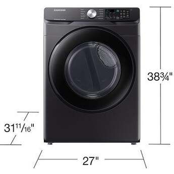 Samsung 7.5 cu. ft. Smart Electric Dryer with Sensor Dry in Brushed Black — thumbnail 13
