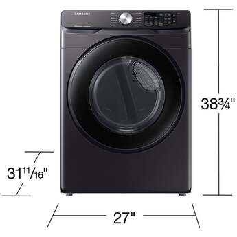 Samsung 7.5 cu. ft. Smart Electric Dryer with Sensor Dry in Brushed Black — thumbnail 18
