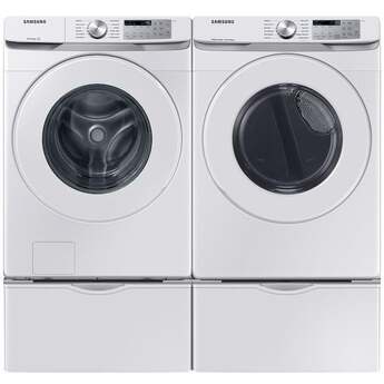 Samsung DVE51CG8000W 27 Inch Electric Dryer with 7.5 cu. ft. Capacity — thumbnail 14