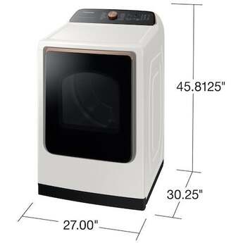 Samsung 27 Inch Electric Dryer with 7.4 cu. ft. Capacity — thumbnail 17