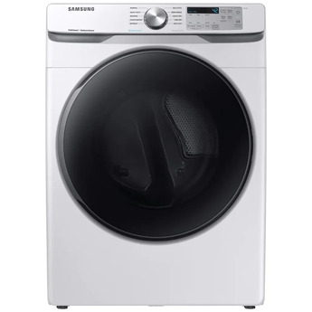 Samsung 27" 7.5 cu. ft. White Stackable Natural Gas Front Load Dryer with Steam Sanitize - Energy Star