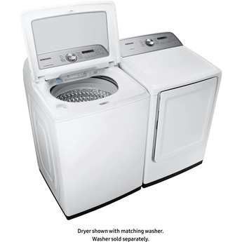 Samsung 27" 7.4 cu. ft. White Natural Gas Front Load Dryer with Steam Sanitize - ADA Compliant — thumbnail 12