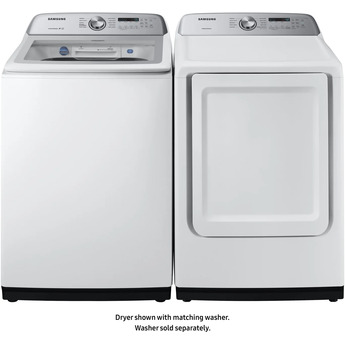 Samsung 27" 7.4 cu. ft. White Natural Gas Front Load Dryer with Steam Sanitize - ADA Compliant — thumbnail 14