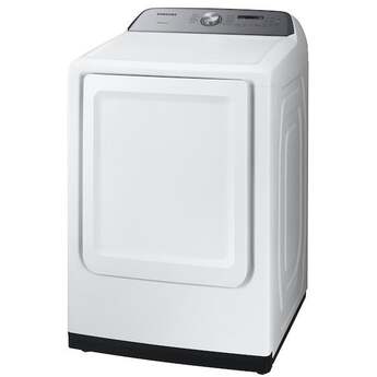Samsung 27" 7.4 cu. ft. White Natural Gas Front Load Dryer with Steam Sanitize - ADA Compliant — thumbnail 3