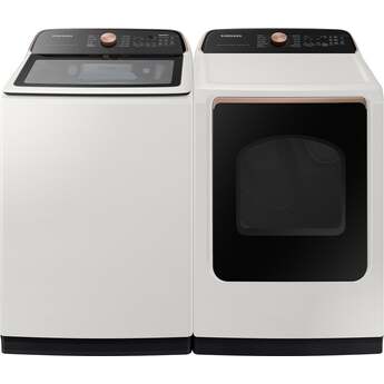 Samsung 7.4 cu. ft. Smart Gas Dryer with Steam Sanitize+ in Ivory — thumbnail 14