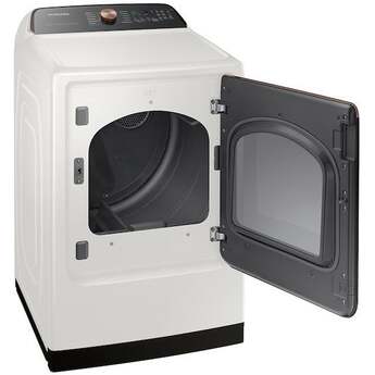 Samsung 7.4 cu. ft. Smart Gas Dryer with Steam Sanitize+ in Ivory — thumbnail 34