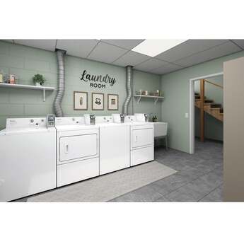 Whirlpool 7.4 Cu. Ft. White Commercial Electric Dryer with Coin Slide and Coin Box — thumbnail 10