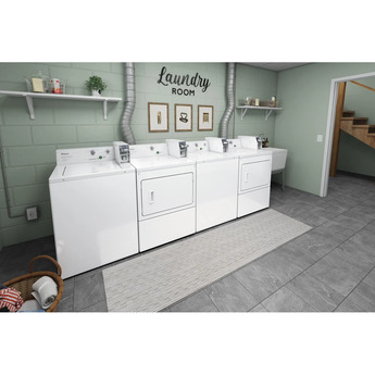 Whirlpool 7.4 Cu. Ft. White Commercial Electric Dryer with Coin Slide and Coin Box — thumbnail 5