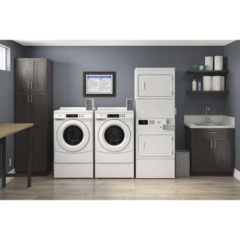 Whirlpool CESP2958JQ 27 Inch Commercial Single-Load Electric Dryer: White — thumbnail 10