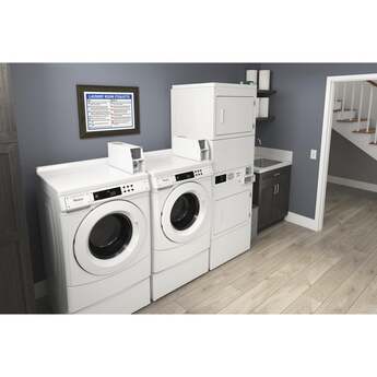Whirlpool CESP2958JQ 27 Inch Commercial Single-Load Electric Dryer: White — thumbnail 4