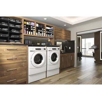 Whirlpool 27" White Commercial Front Load Gas Dryer - Non-Vend — thumbnail 10