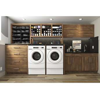 Whirlpool 27" White Commercial Front Load Gas Dryer - Non-Vend — thumbnail 11