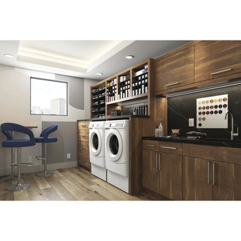 Whirlpool 27" White Commercial Front Load Gas Dryer - Non-Vend — thumbnail 12