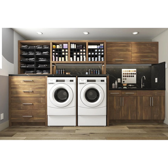Whirlpool 27" White Commercial Front Load Gas Dryer - Non-Vend — thumbnail 2
