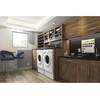 Whirlpool 27" White Commercial Front Load Gas Dryer - Non-Vend — thumbnail 3