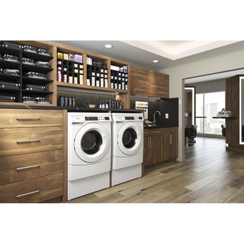 Whirlpool 27" White Commercial Front Load Gas Dryer - Non-Vend — thumbnail 7