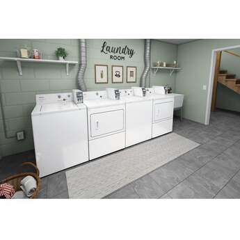 Whirlpool 7.4 Cu. Ft. White Commercial Gas Dryer with Coin Slide and Coin Box — thumbnail 14
