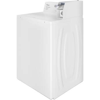 Whirlpool 7.4 Cu. Ft. White Commercial Gas Dryer with Coin Slide and Coin Box — thumbnail 5