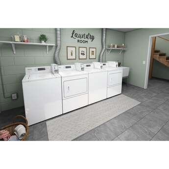 Whirlpool CGM2779JQ 27 Inch Commercial Single-Load Gas Dryer: White — thumbnail 8