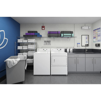 Whirlpool Commercial 7.4 Cu. Ft. White Gas Super Capacity Dryer — thumbnail 2