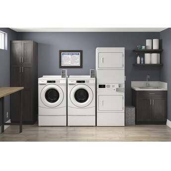 Whirlpool CGSP2958JQ 27 Inch Commercial Single-Load Gas Dryer: White — thumbnail 15