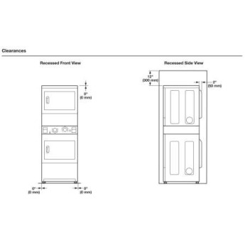 Whirlpool 27 Inch Commercial Gas Stacked Dryer on Dryer Laundry Center — thumbnail 2