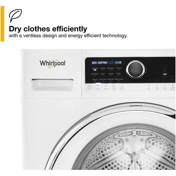 Whirlpool 24 Inch Electric Dryer with 4.3 cu. ft. Capacity — thumbnail 14