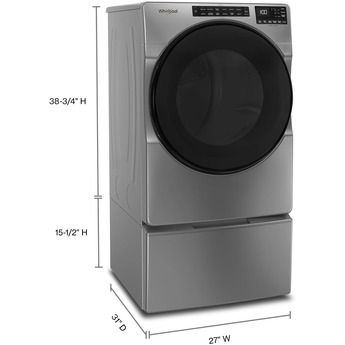 Whirlpool WED6605MC 27 Inch Electric Dryer with 7.4 cu. ft. Capacity — thumbnail 14