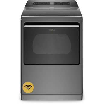 Whirlpool 7.4 cu.ft. Chrome Shadow Electric Front Load Dyer - Energy Star
