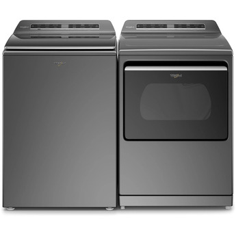 Whirlpool 7.4 cu.ft. Chrome Shadow Electric Front Load Dyer - Energy Star — thumbnail 18
