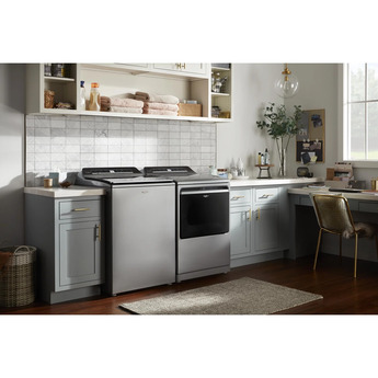 Whirlpool 7.4 cu.ft. Chrome Shadow Electric Front Load Dyer - Energy Star — thumbnail 31