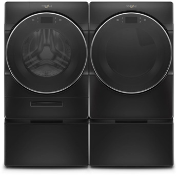 Whirlpool 7.4 cu.ft. Black Shadow Front Load Electric Dryer with Sanitize & Remote Start - Energy Star — thumbnail 9