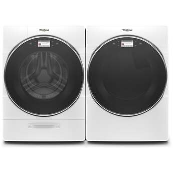 Whirlpool 7.4 cu.ft. White Front Load Electric Dryer with Sanitize - Energy Star — thumbnail 10