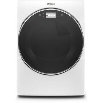 Whirlpool 7.4 cu.ft. White Front Load Electric Dryer with Sanitize - Energy Star — thumbnail 2