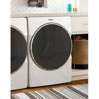 Whirlpool 7.4 cu.ft. White Front Load Electric Dryer with Sanitize - Energy Star — thumbnail 40
