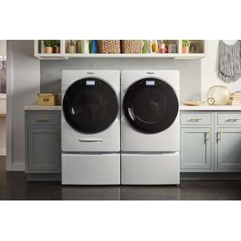 Whirlpool 7.4 cu.ft. White Front Load Electric Dryer with Sanitize - Energy Star — thumbnail 42