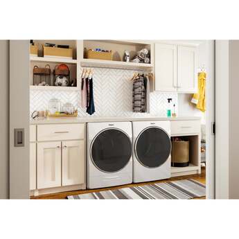 Whirlpool 7.4 cu.ft. White Front Load Electric Dryer with Sanitize - Energy Star — thumbnail 48