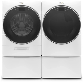Whirlpool 7.4 cu.ft. White Front Load Electric Dryer with Sanitize - Energy Star — thumbnail 8