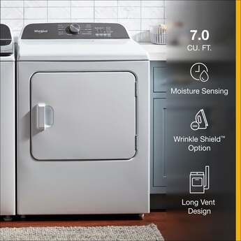 Whirlpool WGD500RLW 29 Inch Gas Dryer with 7 cu. ft. Capacity — thumbnail 31