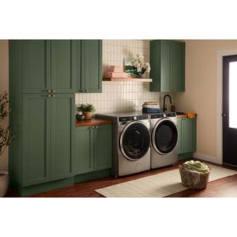 Whirlpool 27 Inch Smart Gas Dryer with 7.4 cu ft Capacity, Wrinkle Shield™, AI Intelligent Dry, Quick Wash & Dry, Sanitize Cycle, Air Dry Cycle, Whirlpool® App, Cycle Notification, Voice Control, Family Share and ENERGY STAR® Certified: Silver — thumbnail 19