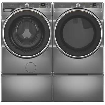 Whirlpool 27 Inch Smart Gas Dryer with 7.4 cu ft Capacity, Wrinkle Shield™, AI Intelligent Dry, Quick Wash & Dry, Sanitize Cycle, Air Dry Cycle, Whirlpool® App, Cycle Notification, Voice Control, Family Share and ENERGY STAR® Certified: Silver — thumbnail 23
