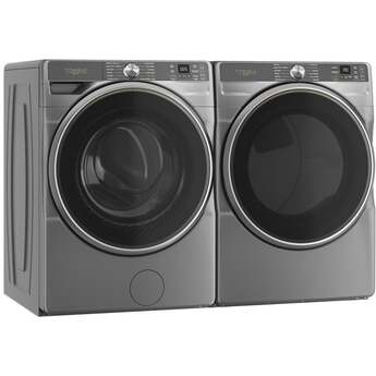 Whirlpool 27 Inch Smart Gas Dryer with 7.4 cu ft Capacity, Wrinkle Shield™, AI Intelligent Dry, Quick Wash & Dry, Sanitize Cycle, Air Dry Cycle, Whirlpool® App, Cycle Notification, Voice Control, Family Share and ENERGY STAR® Certified: Silver — thumbnail 44