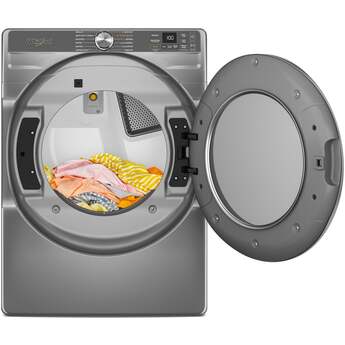 Whirlpool 27 Inch Smart Gas Dryer with 7.4 cu ft Capacity, Wrinkle Shield™, AI Intelligent Dry, Quick Wash & Dry, Sanitize Cycle, Air Dry Cycle, Whirlpool® App, Cycle Notification, Voice Control, Family Share and ENERGY STAR® Certified: Silver — thumbnail 6