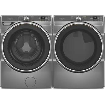 Whirlpool 27 Inch Smart Gas Dryer with 7.4 cu ft Capacity, Wrinkle Shield™, AI Intelligent Dry, Quick Wash & Dry, Sanitize Cycle, Air Dry Cycle, Whirlpool® App, Cycle Notification, Voice Control, Family Share and ENERGY STAR® Certified: Silver — thumbnail 8