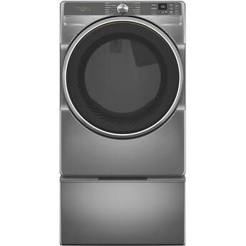Whirlpool 27 Inch Smart Gas Dryer with 7.4 cu ft Capacity, Wrinkle Shield™, AI Intelligent Dry, Quick Wash & Dry, Sanitize Cycle, Air Dry Cycle, Whirlpool® App, Cycle Notification, Voice Control, Family Share and ENERGY STAR® Certified: Silver — thumbnail 9