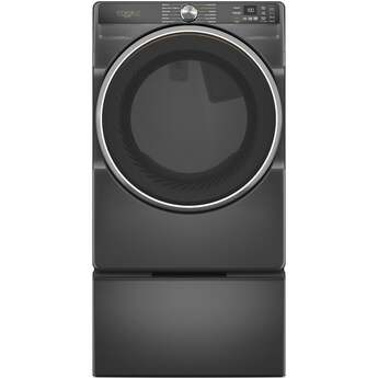 Whirlpool 27 Inch Smart Gas Dryer with 7.4 cu ft Capacity, Wrinkle Shield™, AI Intelligent Dry, Quick Wash & Dry, Sanitize Cycle, Air Dry Cycle, Whirlpool® App, Cycle Notification, Voice Control, Family Share and ENERGY STAR® Certified: Black — thumbnail 13