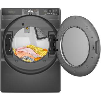Whirlpool 27 Inch Smart Gas Dryer with 7.4 cu ft Capacity, Wrinkle Shield™, AI Intelligent Dry, Quick Wash & Dry, Sanitize Cycle, Air Dry Cycle, Whirlpool® App, Cycle Notification, Voice Control, Family Share and ENERGY STAR® Certified: Black — thumbnail 17
