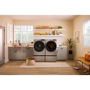 Whirlpool 27 Inch Smart Gas Dryer with 7.4 cu ft Capacity, Wrinkle Shield™, AI Intelligent Dry, Quick Wash & Dry, Sanitize Cycle, Air Dry Cycle, Whirlpool® App, Cycle Notification, Voice Control, Family Share and ENERGY STAR® Certified: Black — thumbnail 20