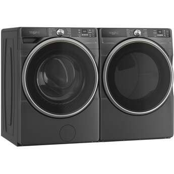 Whirlpool 27 Inch Smart Gas Dryer with 7.4 cu ft Capacity, Wrinkle Shield™, AI Intelligent Dry, Quick Wash & Dry, Sanitize Cycle, Air Dry Cycle, Whirlpool® App, Cycle Notification, Voice Control, Family Share and ENERGY STAR® Certified: Black — thumbnail 25