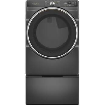 Whirlpool 27 Inch Smart Gas Dryer with 7.4 cu ft Capacity, Wrinkle Shield™, AI Intelligent Dry, Quick Wash & Dry, Sanitize Cycle, Air Dry Cycle, Whirlpool® App, Cycle Notification, Voice Control, Family Share and ENERGY STAR® Certified: Black — thumbnail 26